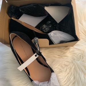 Brand new black suede shoes